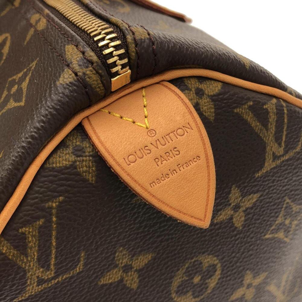 LOUIS VUITTON Brown Monogram Speedy 30 Boston Bag - Picture 5 of 8